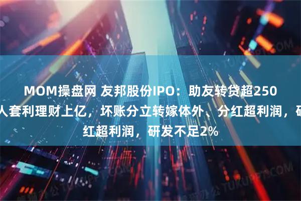 MOM操盘网 友邦股份IPO：助友转贷超2500万，实控人套利理财上亿，坏账分立转嫁体外、分红超利润，研发不足2%